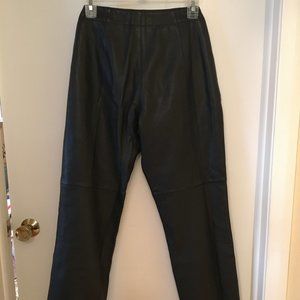 Bagatelle-Black leather/soft Pants